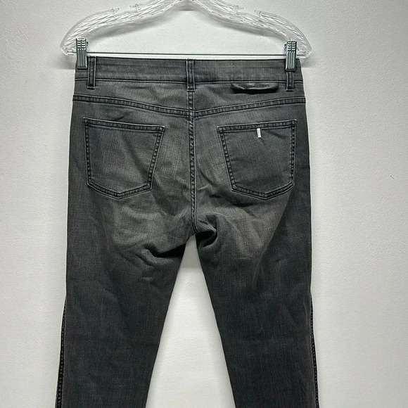 Stella McCartney Jeans Skinny Denim Embellished Rhinestone Jeweled Gray Size 27 - Picture 6 of 13
